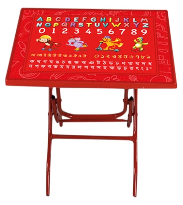 RFL Baby Reading Table Red Folding Animal Design