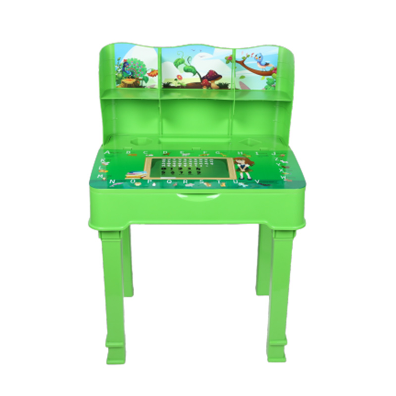 RFL Baby Reading Table Green with Storage Rack