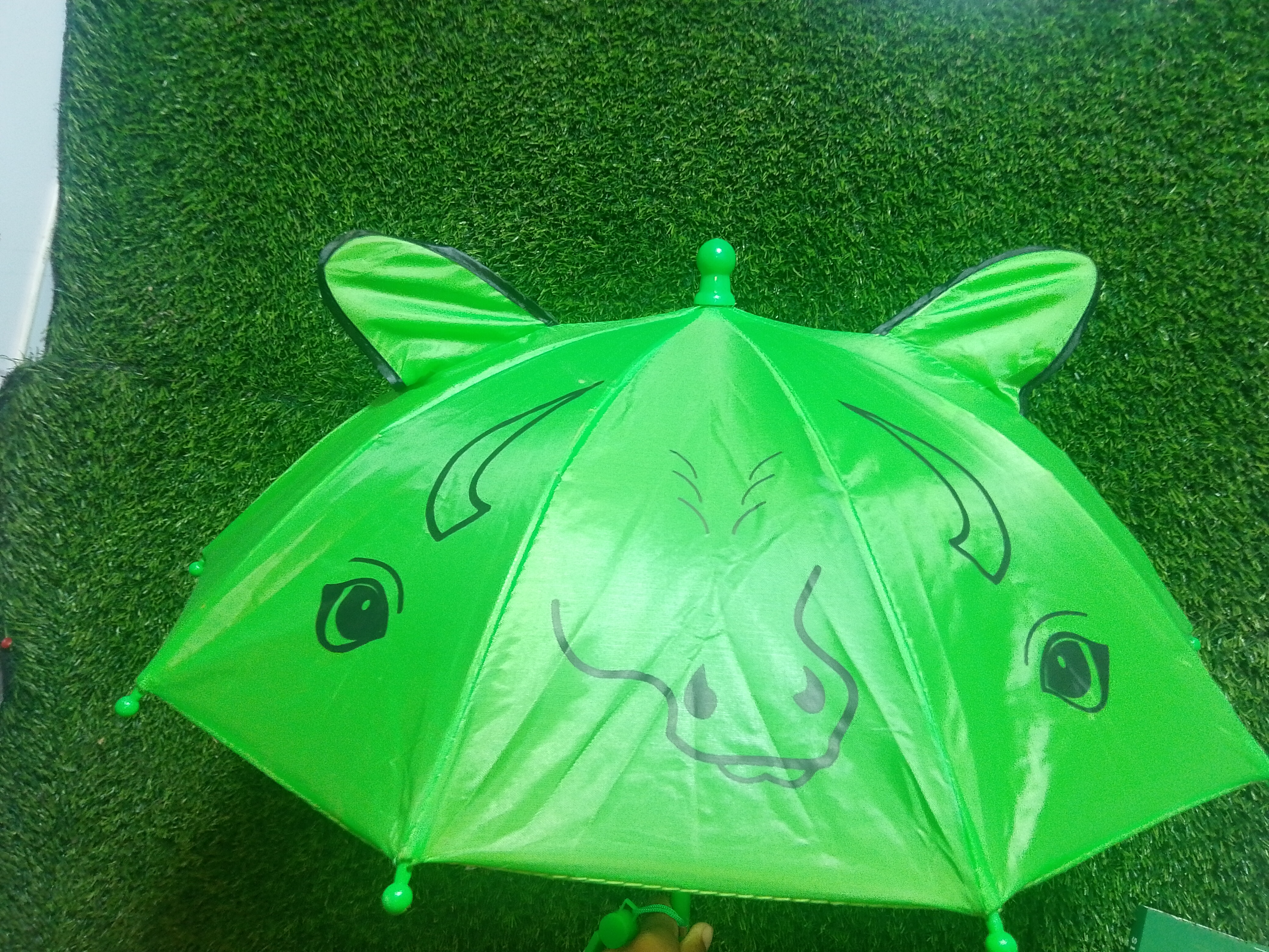 বেবী কার্টুন কান ছাতা (সবুজ)