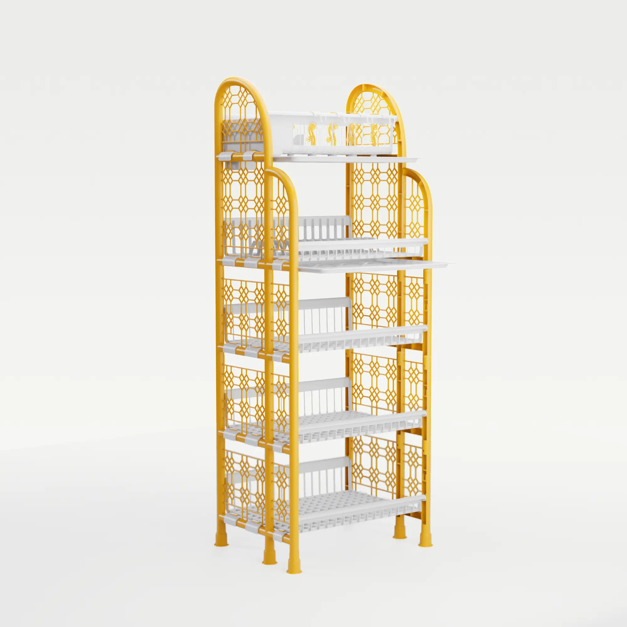 Single Tray Kitchen Rack | 5 Layer Multi-Purpose Storage Shelf
