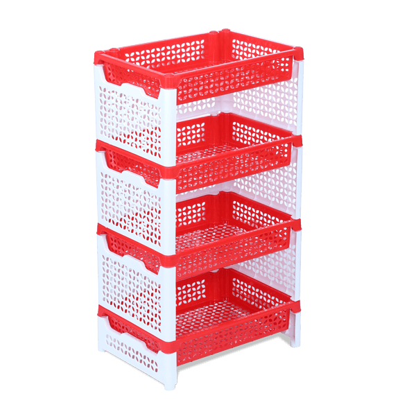 RFL 4 Step Rack | Plastic Storage Rack