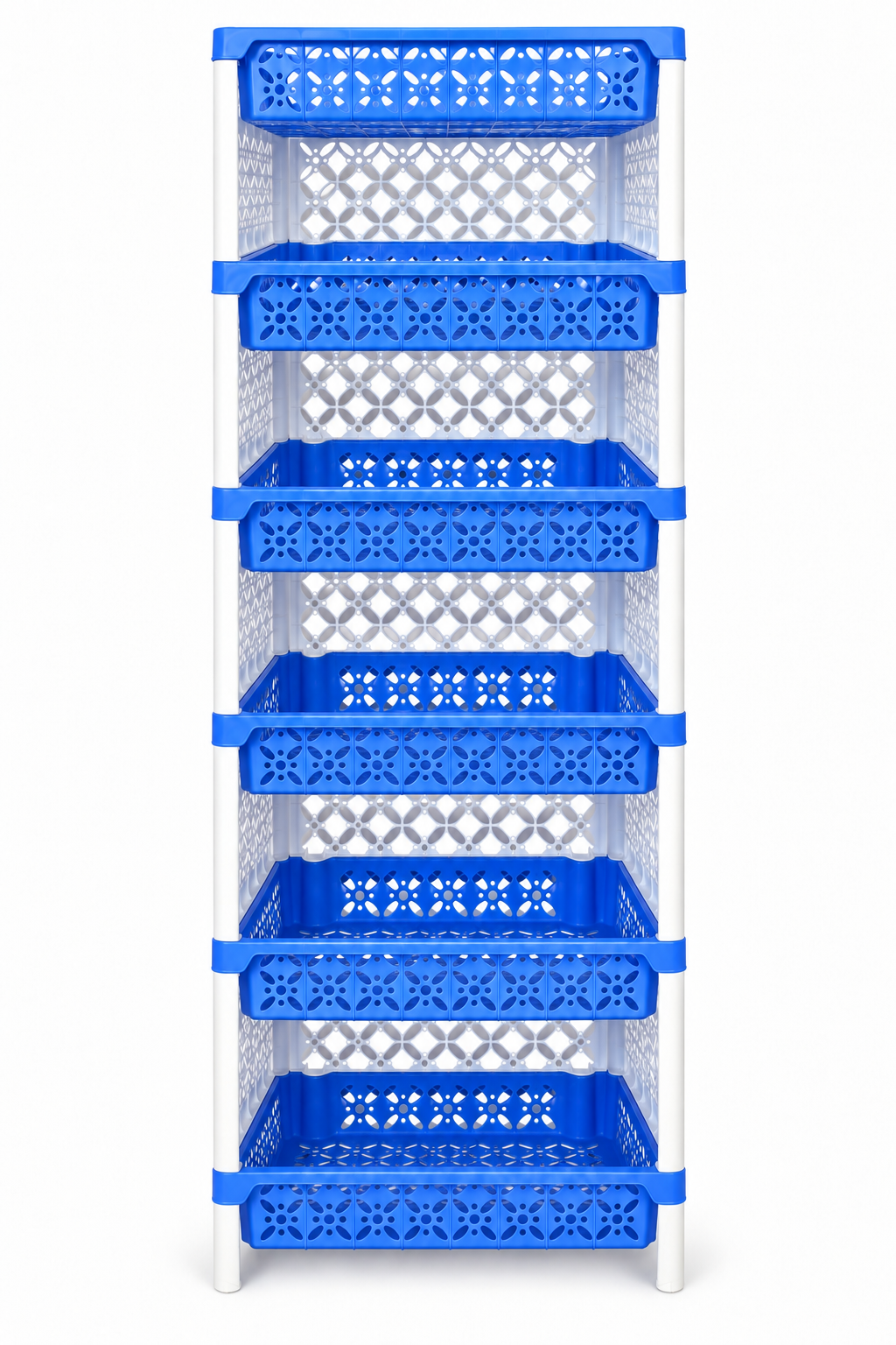Akij 6 Step Rack 3 Side | Plastic Storage Rack
