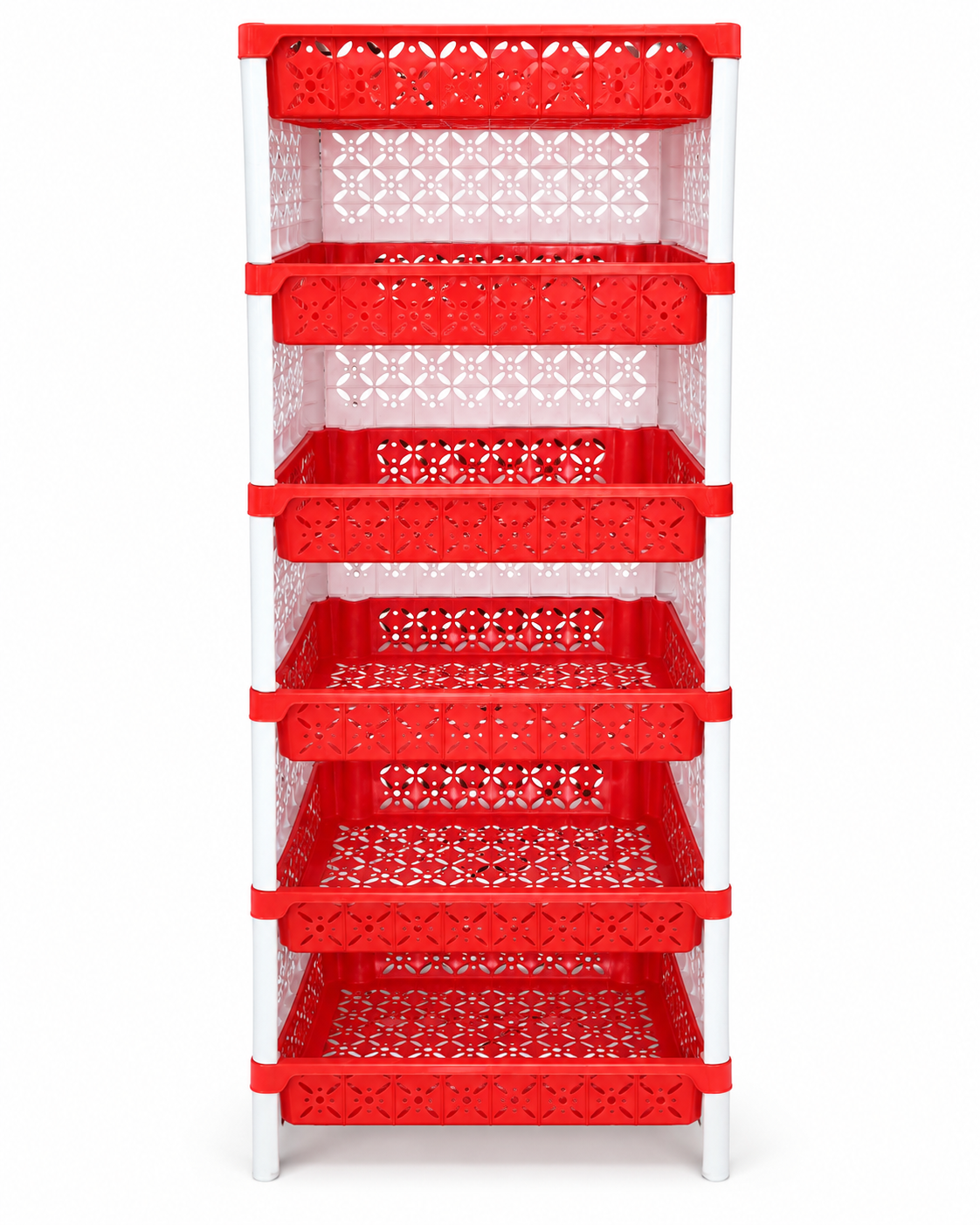 Akij 6 Step Rack 3 Side | Plastic Storage Rack