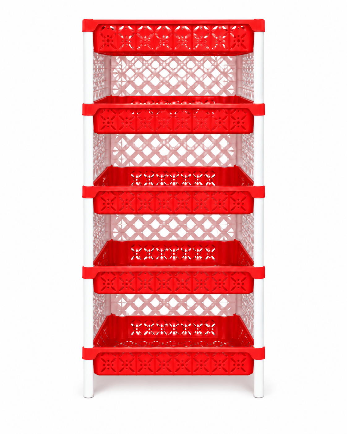 Akij 5 Step Rack 3 Side | Plastic Storage Rack